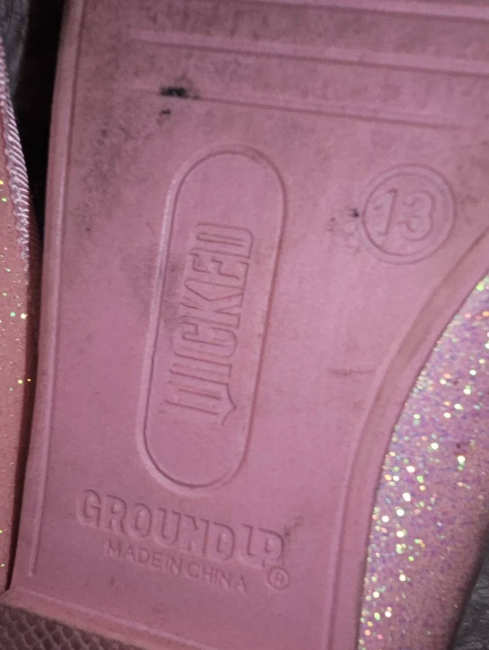 Grpund Up Girls' Pink Wicked Ballet Flats
